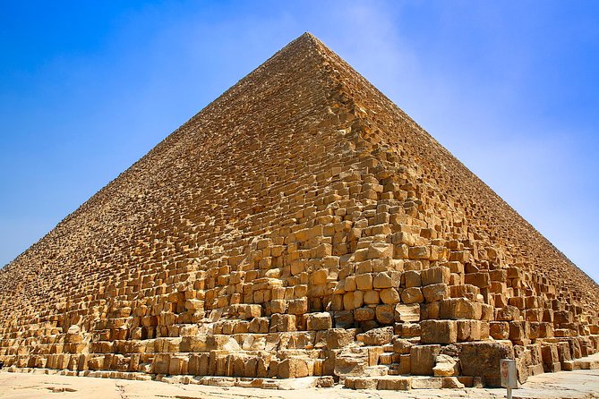 Giza Pyramids, Sphinx, Sakkara Pyramid with Camel ride & Shopping - Nile River pause: pictures, a break, and a longer included stop