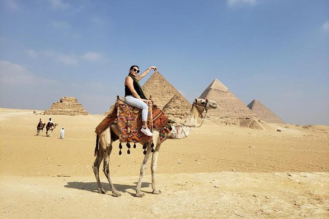 Giza Pyramids Tour With Camel Ride. - The real centerpiece: Cheops, Chephren, Mykerinus, and the Sphinx