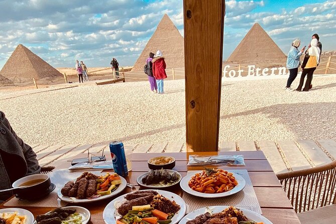 Giza Pyramids tour with nine pyramids Lounge lunch and camel ride - Khafre’s Pyramid, Free Admission, and the Sphinx Link