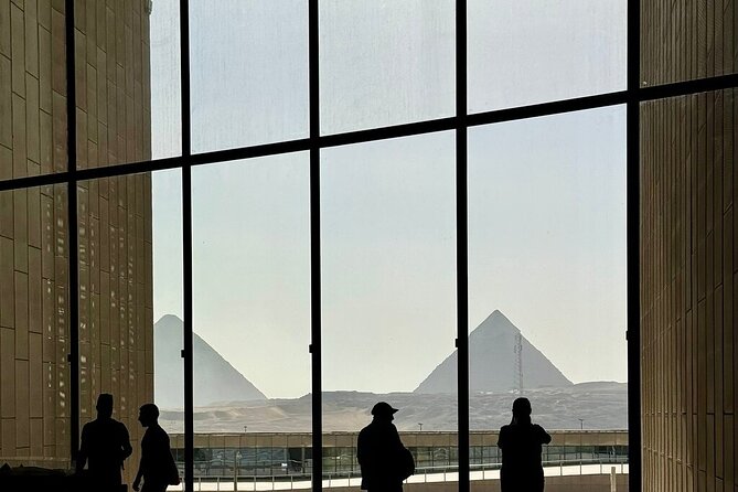 Grand Egyptian Museum, Giza Pyramids and Great Sphinx Tour - Grand Egyptian Museum: open court highlights, grand staircase views, and new halls