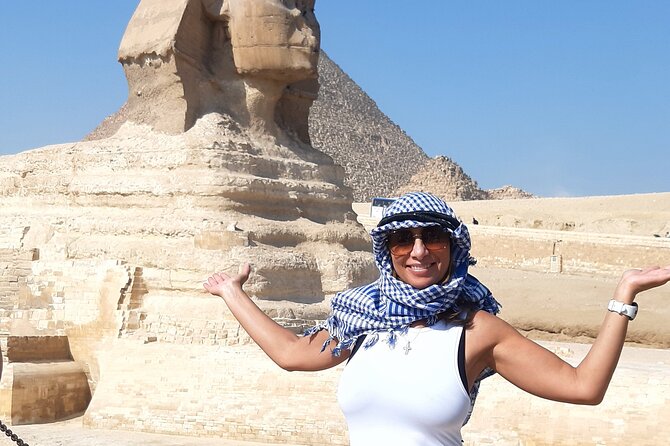 Grand Egyptian Museum,Giza Pyramids,Sphinx,Camel Ride&Lunch - Khafre’s Pyramid and the Sphinx connection