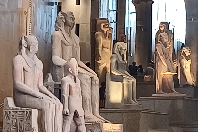 Grand Egyptian Museum, Grand staircase, New Galleries, and lunch. - Price check: is $65 actually good value for this route?