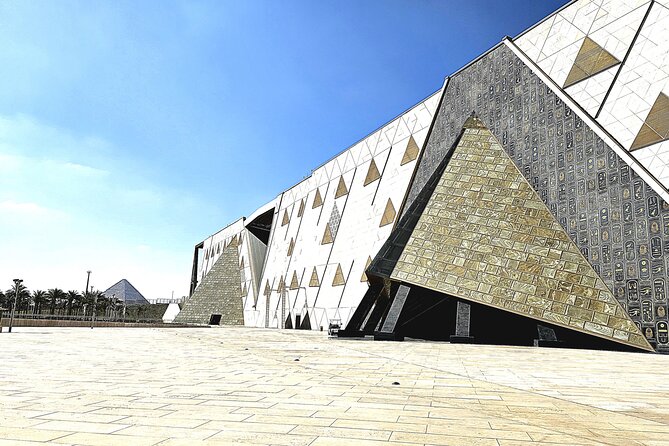 Grand Egyptian Museum, Grand staircase, New Galleries & lunch - Hotel pickup and a smooth Cairo or Giza half-day