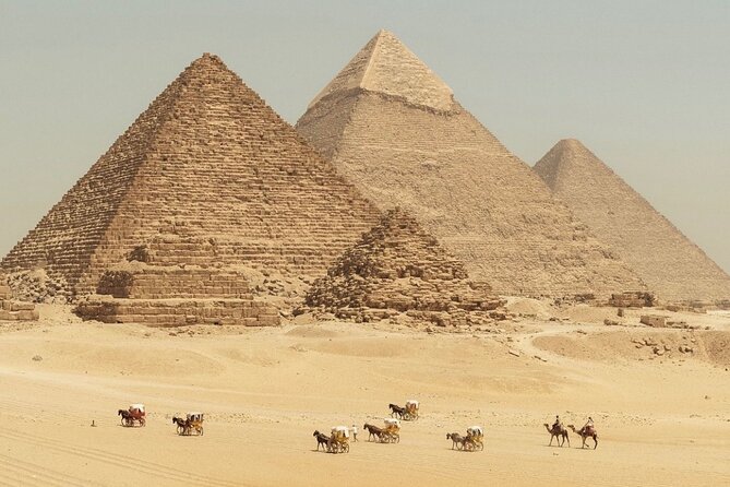 Great Giza Pyramids, Sphinx , saqqara step Pyramid , Memphis city - From your hotel to Giza, with less stress than you expect
