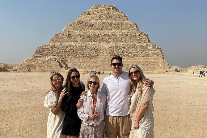 Great Giza Pyramids, Sphinx , saqqara step Pyramid , Memphis city - Memphis in one hour: Ramses II, Alabaster Sphinx, and big artifacts
