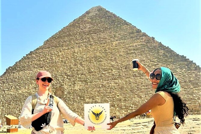 Great Pyramids of Giza, Guardian Sphinx, Sakkara and Dahshour - Papyrus Institute, Perfume Factory, Cotton and Jewelry Stops