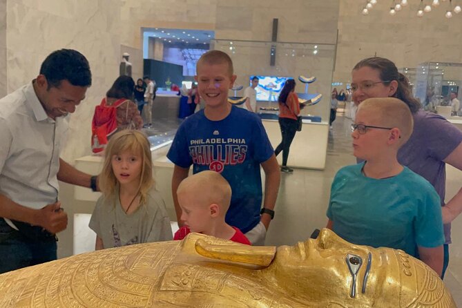 Guided tour to the Grand Egyptian Museum Giza Pyramids with Lunch - Lunch on King Faisal Street: koshary or shawerma with a short reset