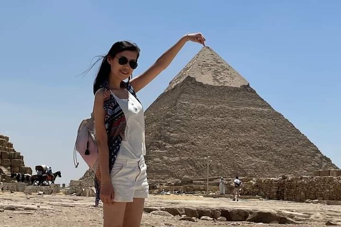 Half day Giza pyramids and Sphinx tour with an Egyptologist - Stop 5 at the Sphinx: size you can feel, plus Khafre’s valley temple