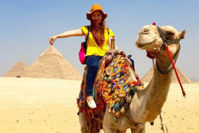 Half day Guided tour to Giza pyramids Sphinx with 1 Hour Camel ride - The 1-hour camel ride: quiet desert start, trained animals, real support