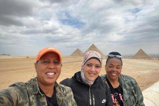 Half Day Tour Giza Pyramids &Great Sphinx with Private Tour Guide - Panoramic view for photos, plus a camel ride if you choose it