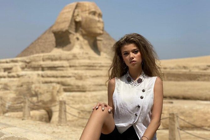 Half Day Tour to Giza pyramids, sphinx Lunch and camel ridding - 8:00 AM pickup in a private AC limousine: how to use that ride time