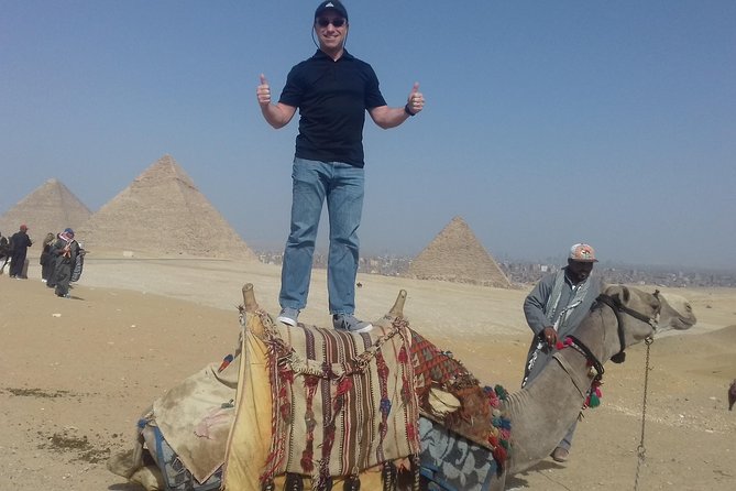 Half Day Trip to Giza Pyramids and The Sphinx with Entrance Fees Included - Great Pyramid of Cheops views, without the interior ticket hassle