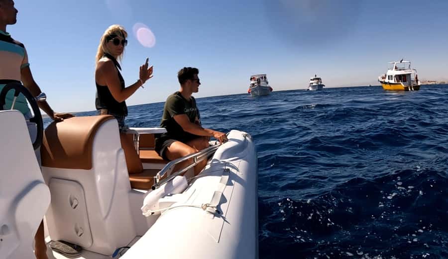 Hurghada: 3-Island Speedboat, Dolphin Watching & Snorkeling - Orange Bay: why this sandy hour feels like a reset