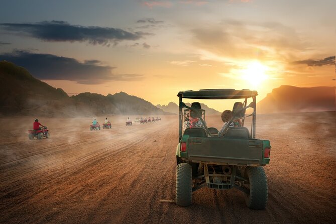 Hurghada: ATV Quad Safari, Camel Ride & Bedouin Village Tour - Hurghada pickup and the ride-out to the desert station