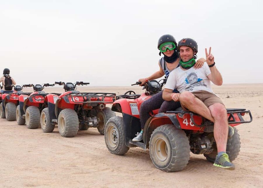 Hurghada: Desert Quad Bike and Buggy Adventure with Transfer - Photos, scarves, and the extras you should budget for