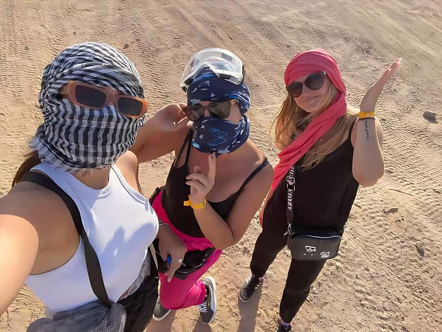 Hurghada: Desert Quad Bike and Buggy Adventure with Transfer - Stargazing with telescopes: the best excuse to dress for the evening