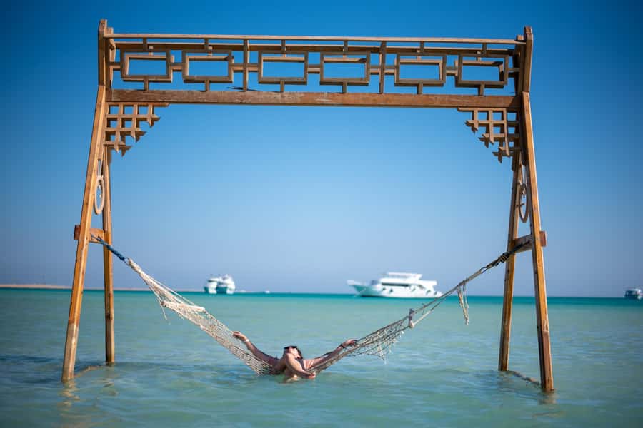 Hurghada: Elegance Yacht Cruise To Orange bay Island W lunch - Orange Bay and that “hour to slow down” feeling