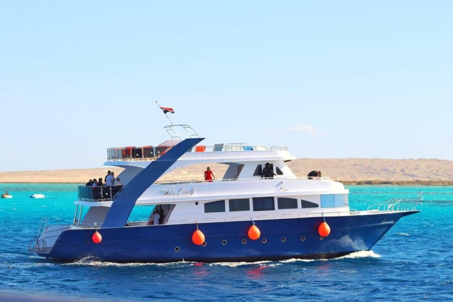 Hurghada: Elegance Yacht Cruise To Orange bay Island W lunch - Snorkeling stops: how the guide time fits your day