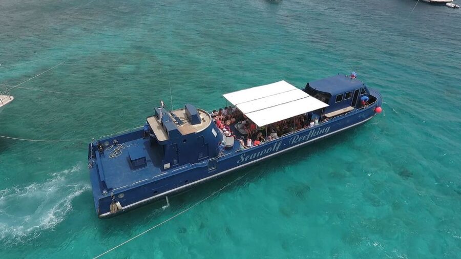 Hurghada: Empire Submarine Boat Trip with Snorkel and Drinks - The Main Show: Panoramic Underwater Windows at 3 Meters