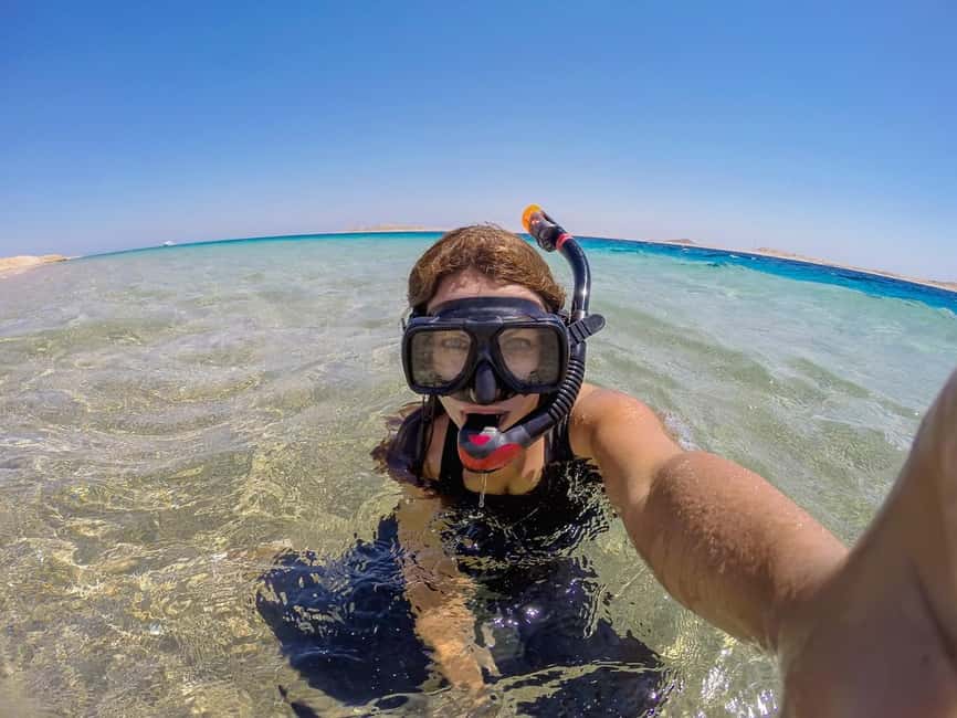 Hurghada: Full-Day Snorkeling Tour in Sharm El Naga w/Lunch - Getting into the water: pier entry, gear, and real-world snorkel time