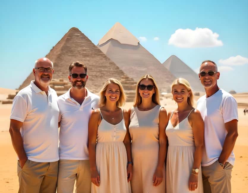 Hurghada: Full-Day Tour to Cairo by Plane with Egyptologist - Giza Plateau morning, pyramids and Sphinx the smart way