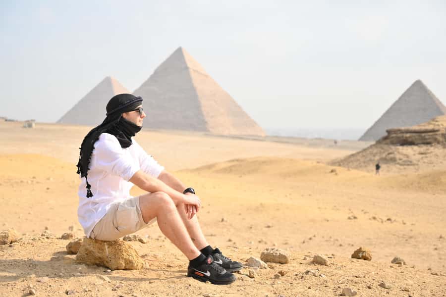 Hurghada: Giza Pyramids, Sphinx, Museum & Old Souq Day Trip - Valley Temple of Khare: making sense of the complex