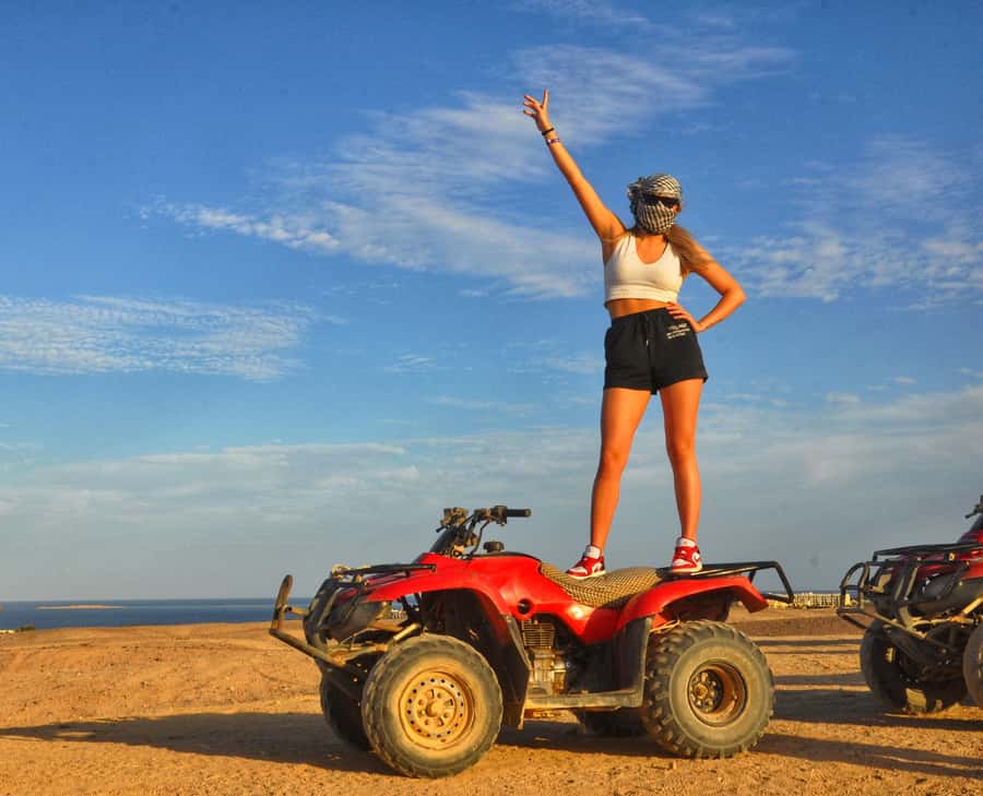 Hurghada: Morning Quad Bike & ATV Adventure Along a Red Sea - Sunrise, daytime, or sunset, which option fits your mood?