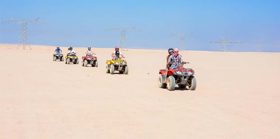 Hurghada: Morning Quad Bike Tour, Camel Ride and Transfer - Bedouin camp timing, then dinner, show, and stargazing after sunset