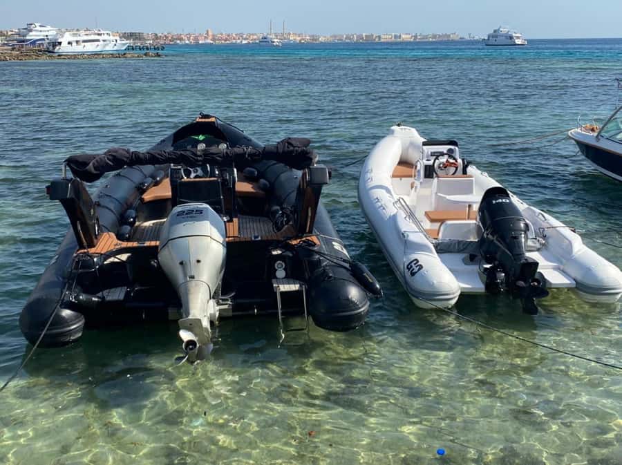 Hurghada: Orange Bay Dolphin Watching, Snorkeling & Lunch - Orange Bay Islands Time: beach breaks, water time, and lunch on the island