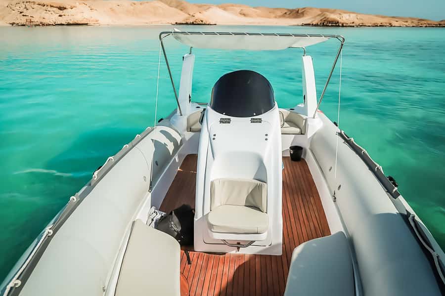 Hurghada: Orange Bay & Magawish Island Speedboat with Lunch - Orange Bay island time: white sand, clear water, and a calmer start