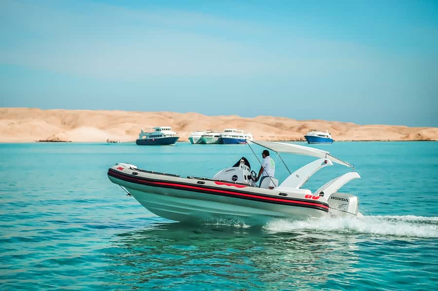 Hurghada: Orange Bay & Magawish Island Speedboat with Lunch - Two snorkeling stops: how to maximize your time in the water