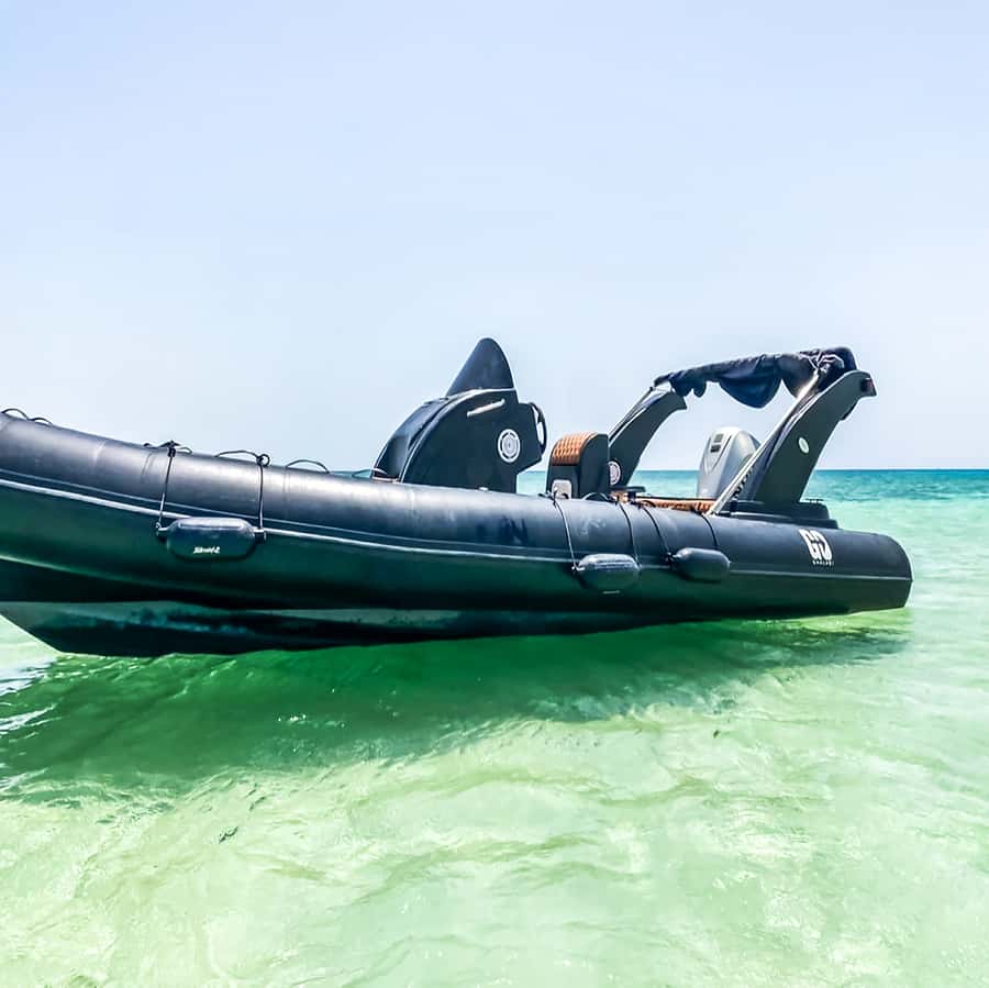 Hurghada: Orange Bay & Magawish Island Speedboat with Lunch - Magawish Island: lunch box, shaded tenda, and beach time