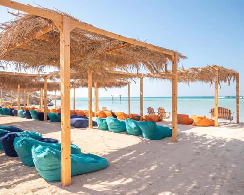 Hurghada: Orange Island Yacht Trip with Lunch & Water Sports - Banana boat or sofa ride: fun, but plan for short thrill time