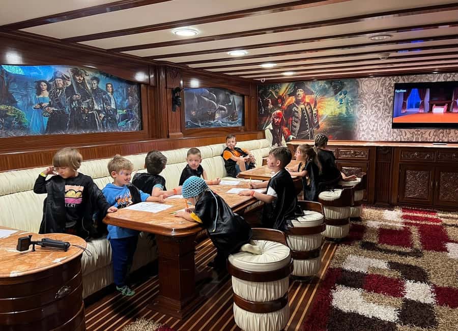 Hurghada: Pirates Sailing Boat to Orange Bay with Transfers - Orange Bay Island Stop: One Hour of Sand, Plus Kids Games