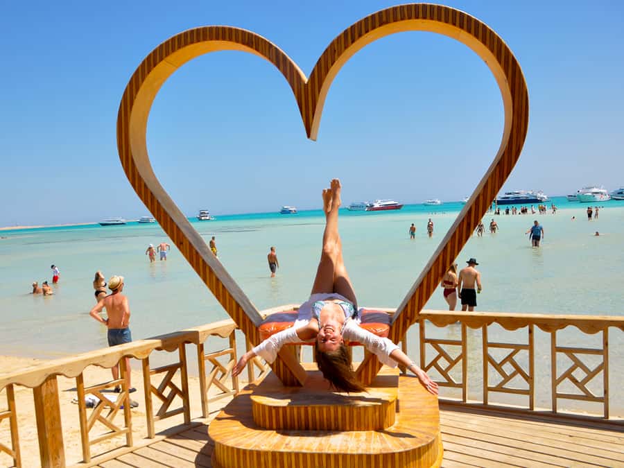Hurghada: Premium Orange Island Cruise with Lunch & Transfer - Two coral snorkeling stops, with real guidance