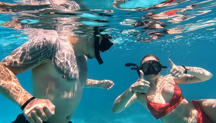 Hurghada: Private Speedboat to Dolphin House with Pickup - The Fly add-on: seeing the Red Sea from above, then back in