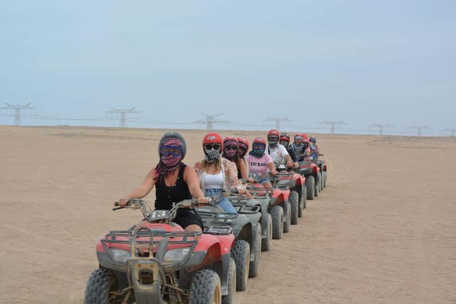 Hurghada: Quad and Buggy Safari with Dinner and Show - Sunset from a rooftop: where the experience gets memorable