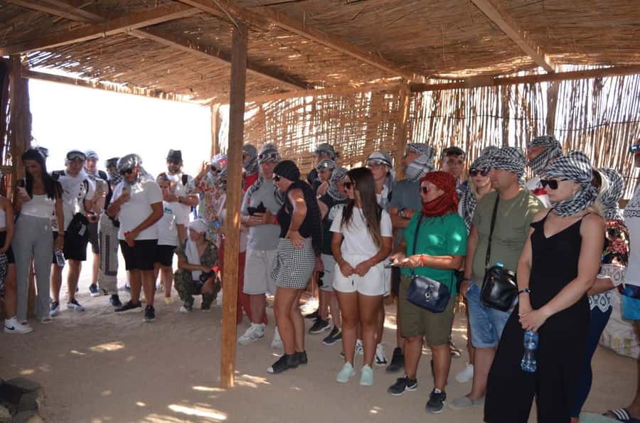 Hurghada: Quad Bike and Camel Ride with Dinner and Show - Dinner after the ride: Indian rice, grilled chicken, meatballs, salads, fruit, and cola