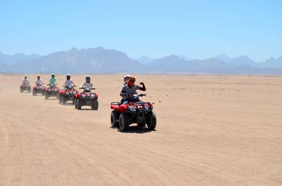 Hurghada: Quad Bike, Buggy, and Camel Ride & Bedouin Village - Key points at a glance