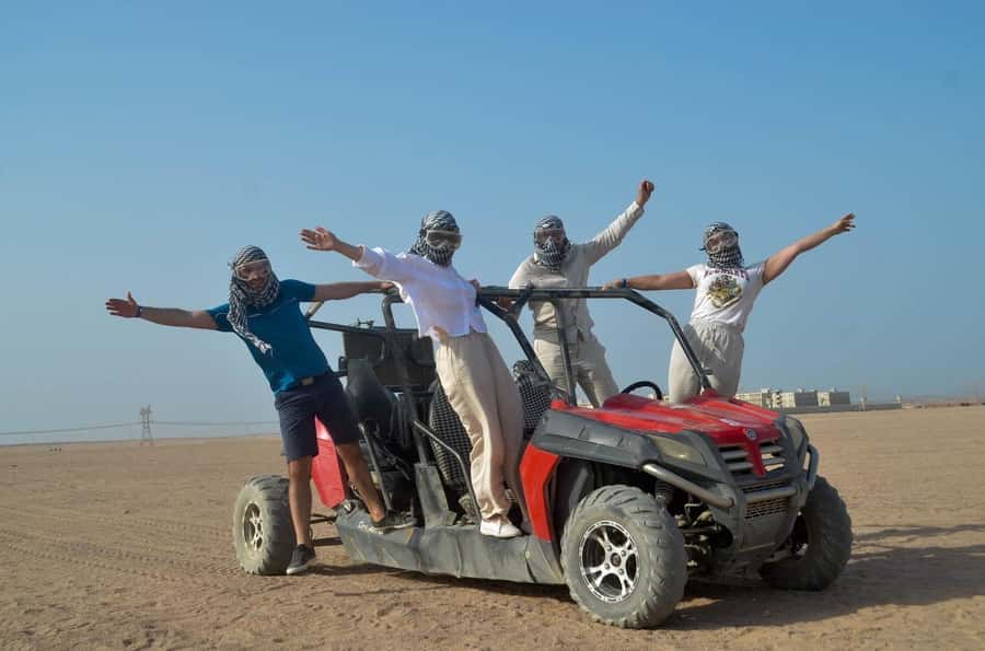 Hurghada: Quad Bike, Buggy, and Camel Ride & Bedouin Village - How the day flows: pickup, briefing, and getting you ready