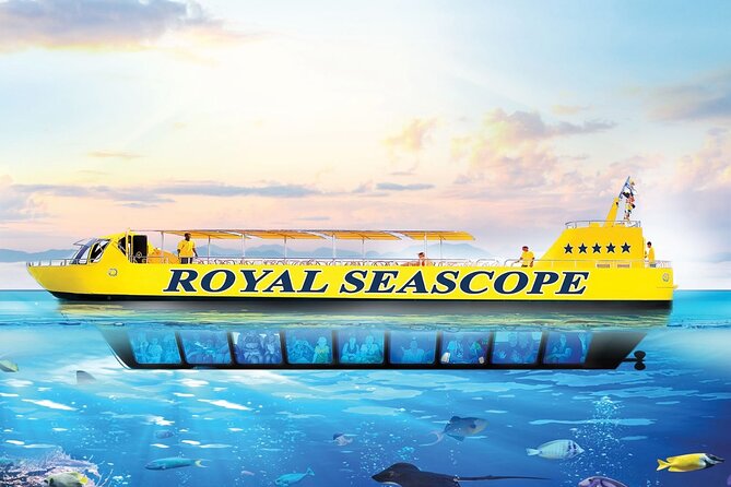 Hurghada: Royal Seascope Submarine Cruise with Snorkel Stop - Hurghada Marina, platform 1, then straight to the waterline