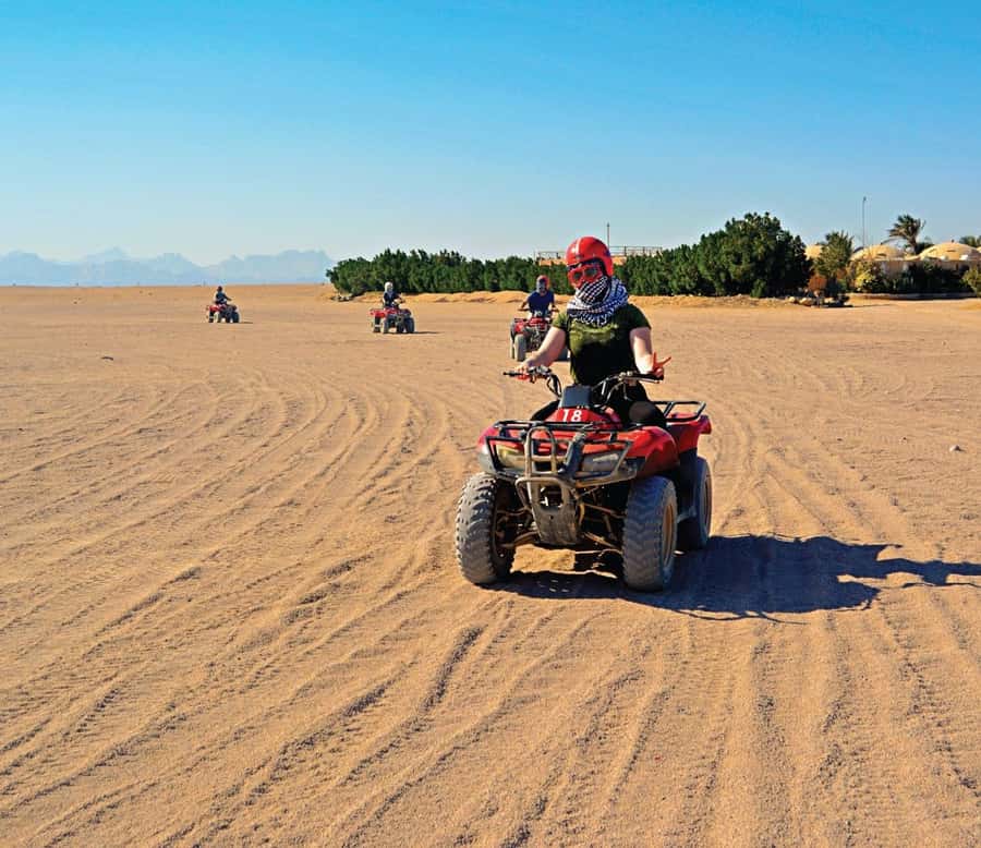 Hurghada: Safari Jeep, Quad, Buggy, Camel Ride & BBQ Dinner - Tanoura dance show and optional BBQ dinner