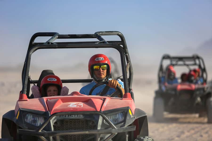 Hurghada: Sunset Desert Safari by Dune Buggy - 2 hours off-road: sand dunes, up-and-down hills, and dust reality