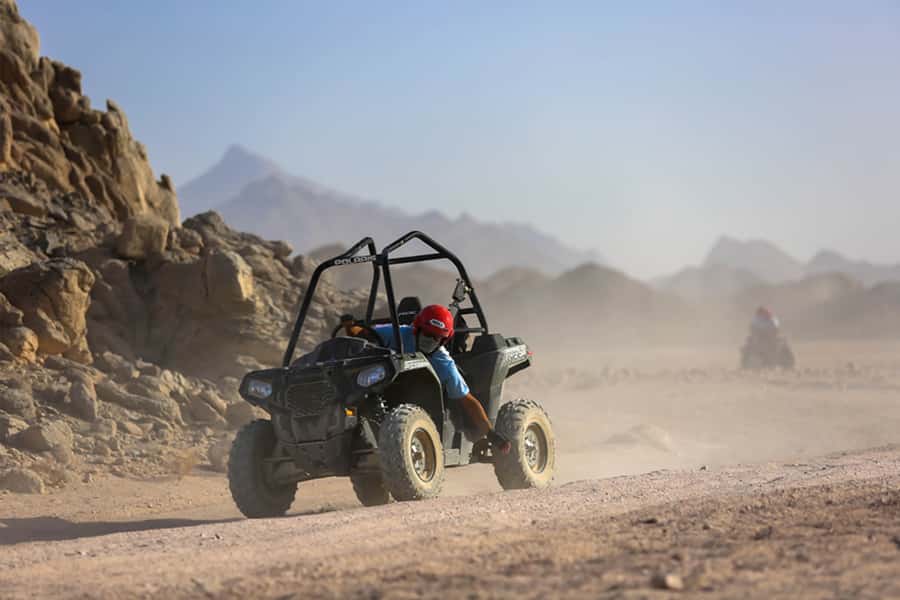 Hurghada: Sunset Desert Safari by Dune Buggy - Optional BBQ, show, camp moments, and stargazing with a telescope