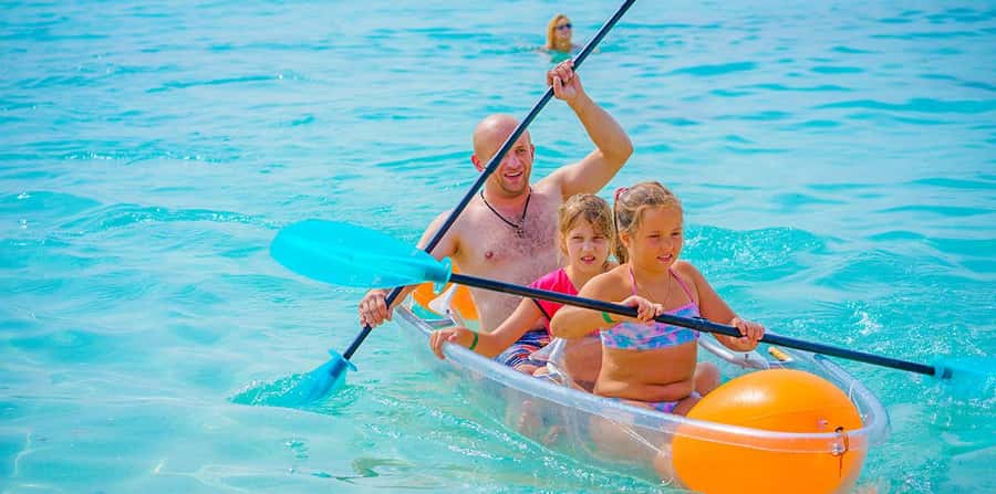 Hurghada: Sunset Hula Hula Island W/ Snorkeling & Lunch - Water Sports: Banana Boat and Inflatable Sofa