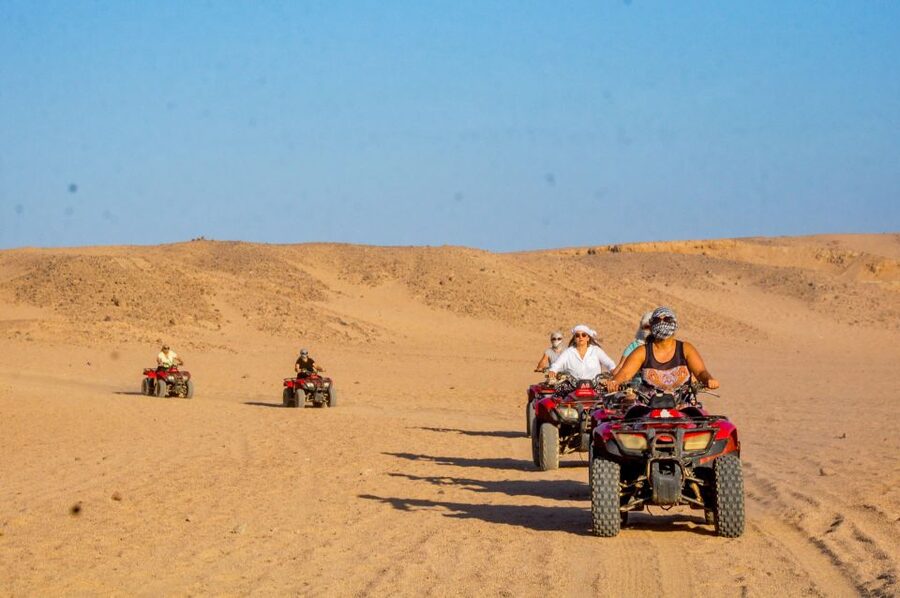 Hurghada: Sunset Quad Bike, Camel w/ Opt Stargazing and BBQ - What to bring for sand, heat, and comfort