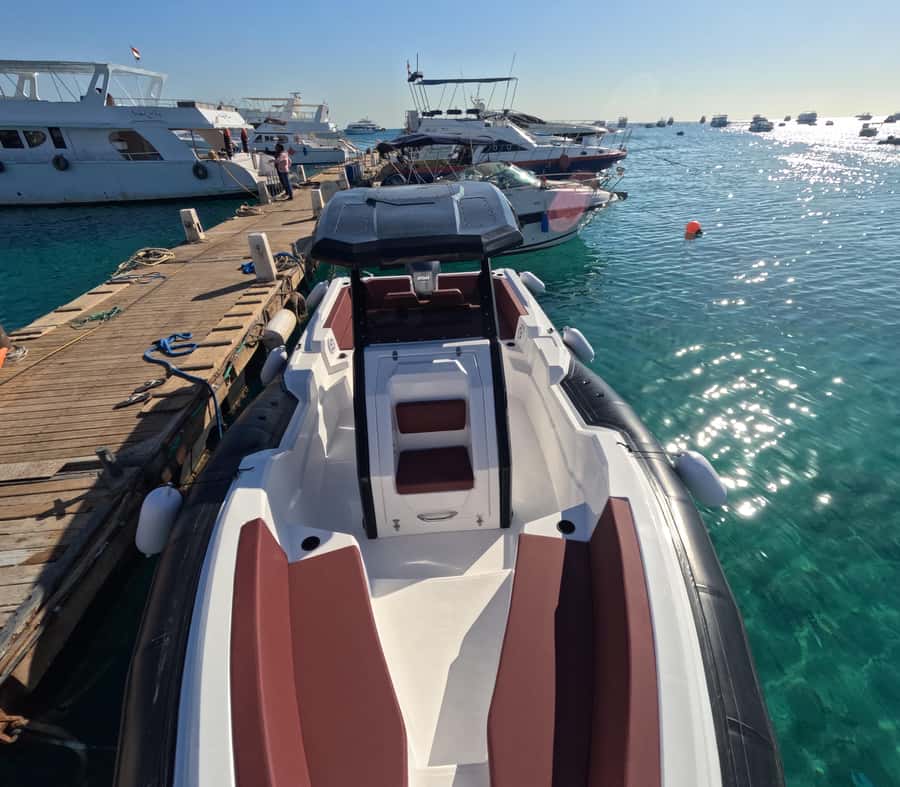 Hurghada: Turtle Bay Speedboat Tour with Snorkeling - Optional add-ons: banana ride, sofa ride, and sea scooter