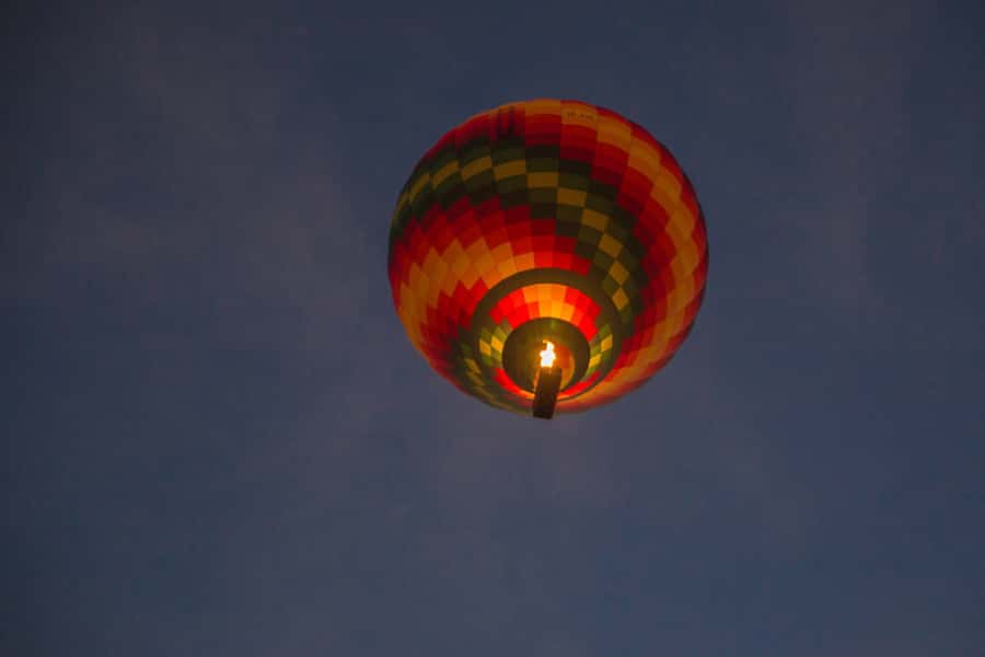 Luxor: Deluxe Sunrise Hot Air Balloon - The 45-minute balloon flight: Luxor from above, with commentary