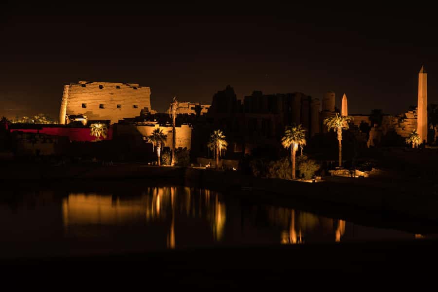 Luxor: Karnak Sound And Light Show With Dinner, Felucca - East Bank Pickup and Private Transfer: Smooth Start, Watch the Clock