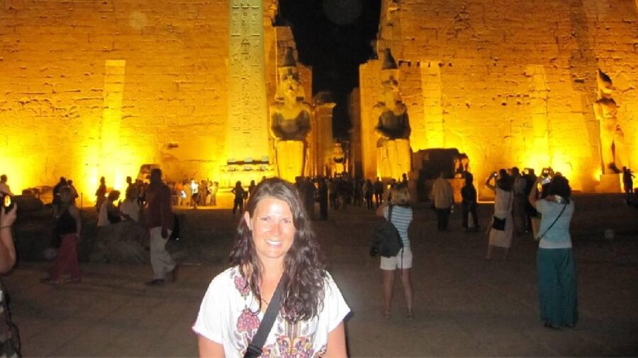 Luxor: Sound & Light Show at Karnak with Hotel Transfers - Great Sacred Lake Seating: The Finale Moment
